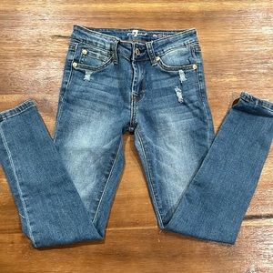 7 for All Mankind girls jeans, size 8